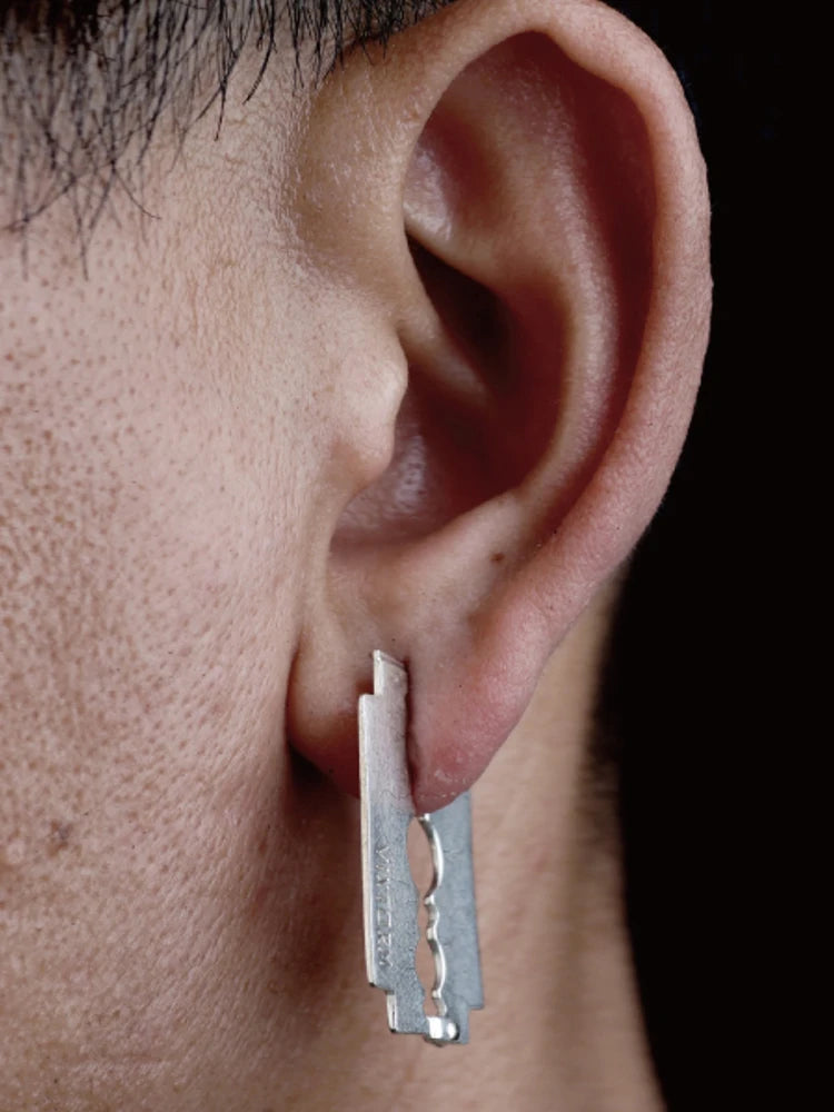 Razor Blade Earrings