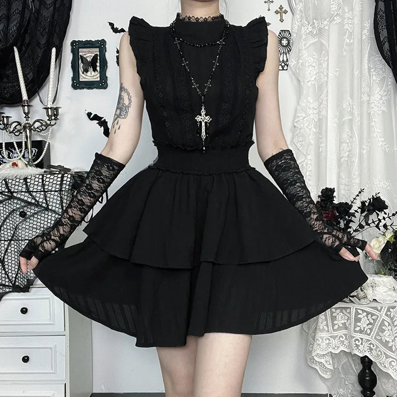 Sleeveless A-line Dress
