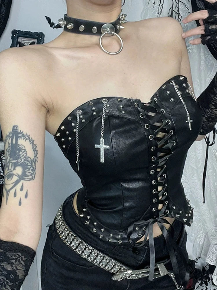 Strapless Bondage Corset