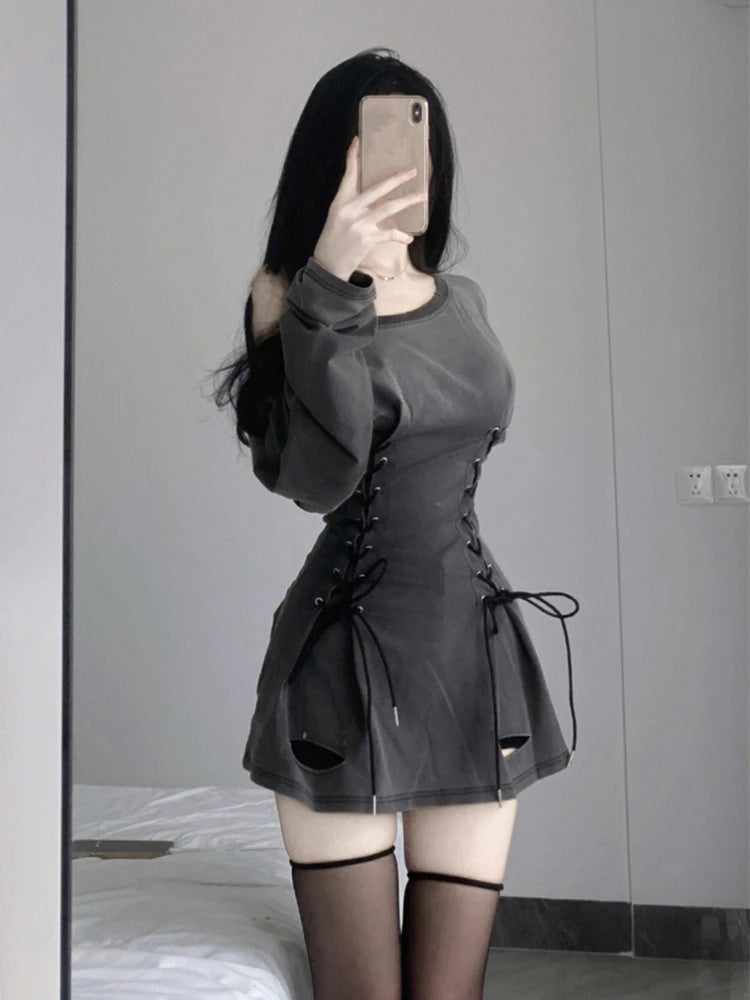 Washed Corset Dress
