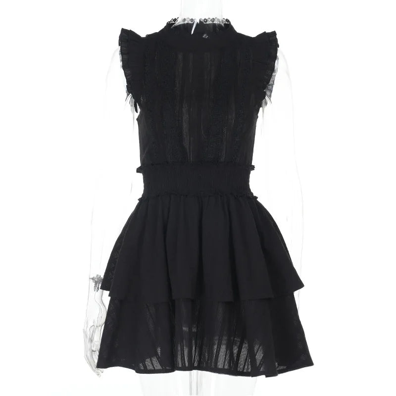 Sleeveless A-line Dress