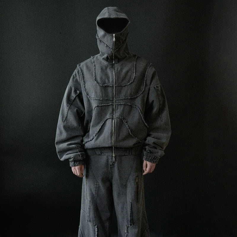 Denim Hooded Jacket