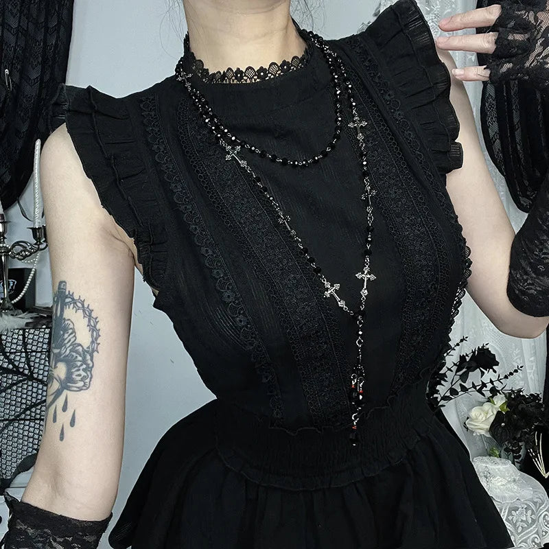 Sleeveless A-line Dress